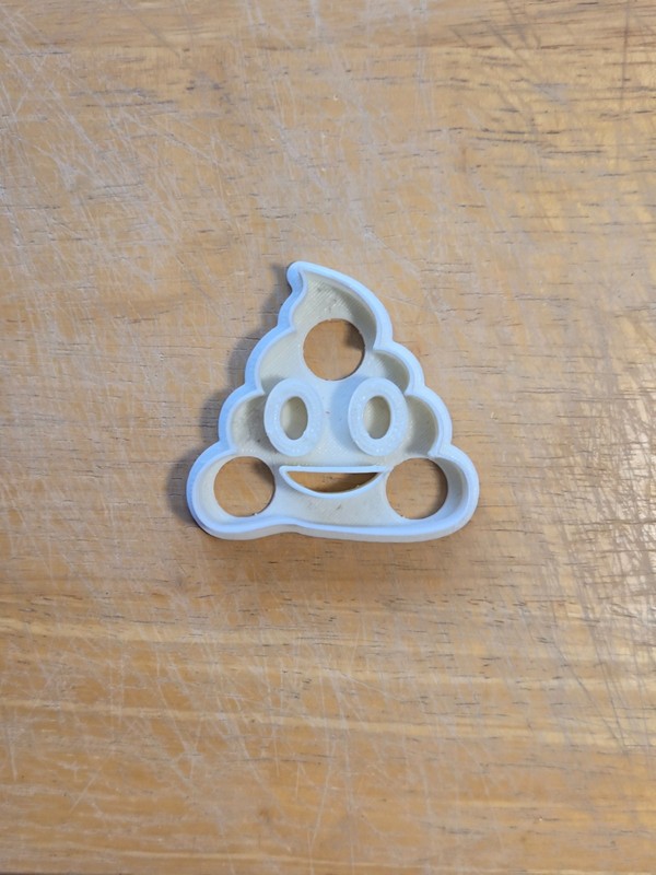 Poop Emoji 3" Cookie Cutter Press New