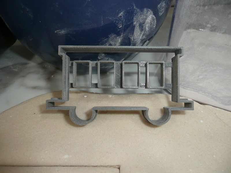 PASSENGER CAR 2 TRAIN COOKIE CUTTER USA PR5323 gallery
