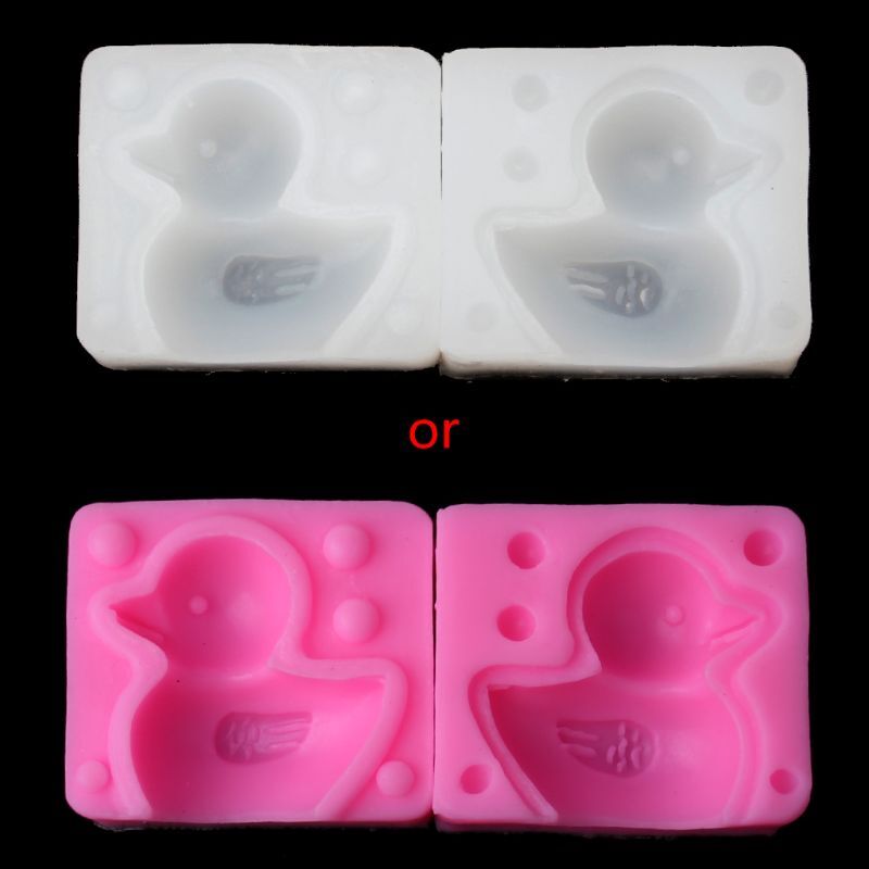 3D Duck Shape Silicone Mold Cake Fondant Soap Resin Jewelry Making Mould