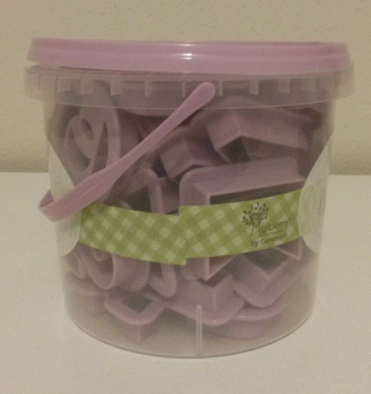 Springtime Purple Mini Letters & Numbers Set Of 36 Cookie Cutters gallery