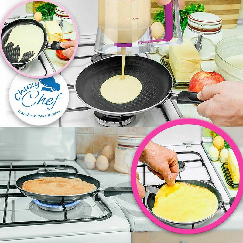 900ml Batter Dispenser DIY Muffin Cupcake Pancake Kitchen Measuring Baking Tools gallery