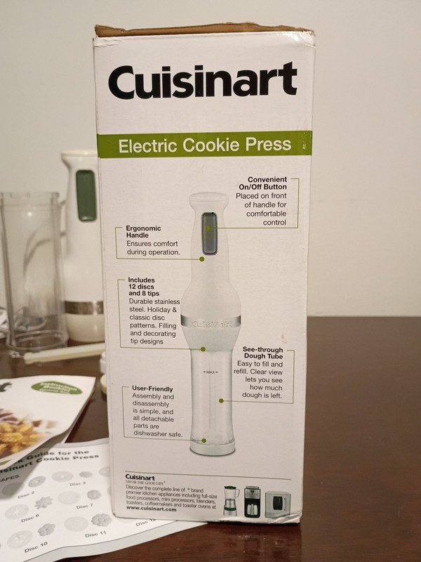 Cuisinart CCP-10 Electric Cookie Press Complete w/ 12 Discs & 8 Decorating Tips gallery