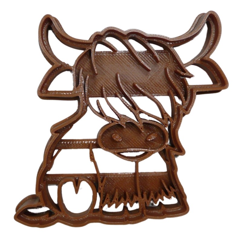 HIGHLAND COW BODY ANIMAL COOKIE CUTTER USA PR5342