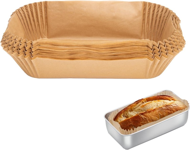 100 Pcs Loaf Pan Liners for Baking Bread 9×5 Inch, Non-Sti Pre Formed