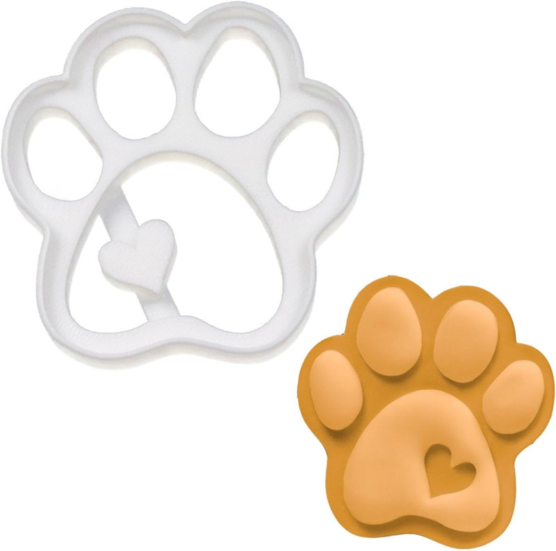 Cute Paw Cookie Cutter - Large, 1 Piece - gallery