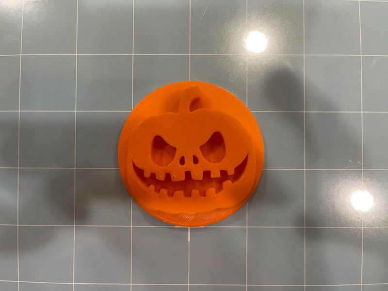 Scary Pumpkin Embosser/Stamp Cake Cookie Embosser, Icing Stamp gallery