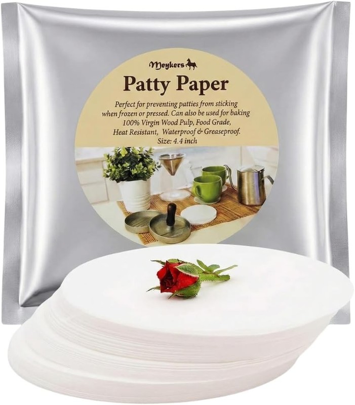 Patty Paper Sheets for 4/4.5 Inch Burr Pr | 500 pcs Round |