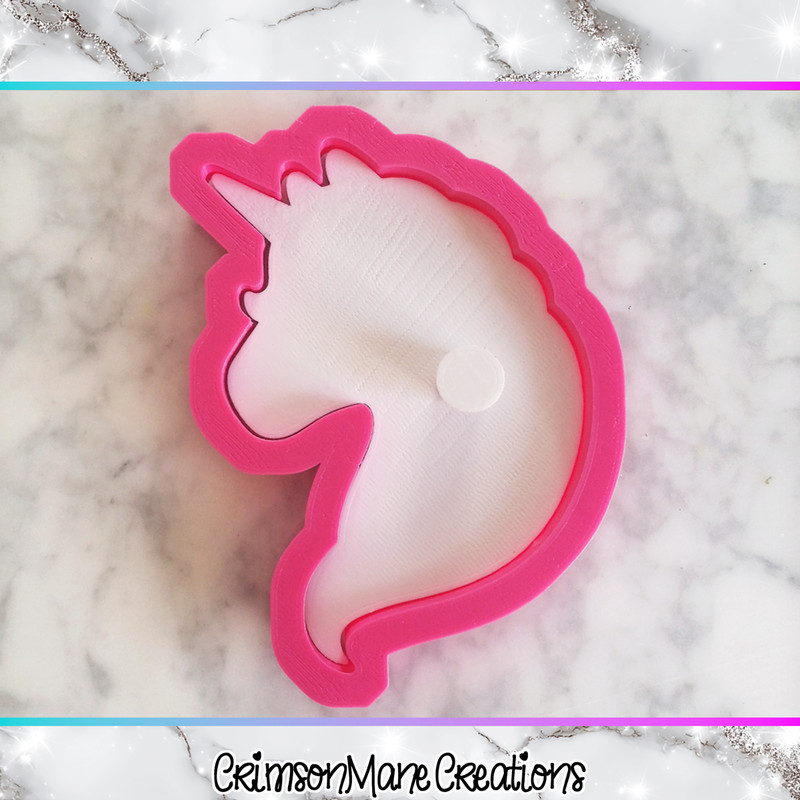 Unicorn Cookie Cutter Emoji Biscuit Baking Party Supplies Stamp Fondant Tool gallery