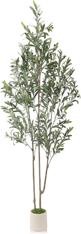 6ft Olive Trees Artificial Indoor & Outdoor, Faux Olive Tree with