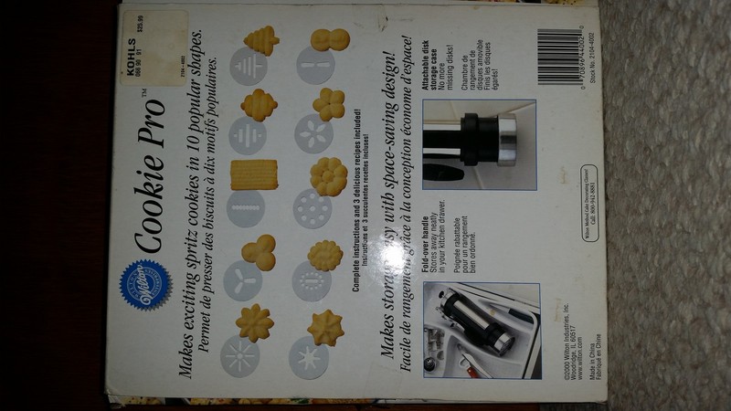 Cookie Pro World's best cookie press! by Wilton enterprises gallery