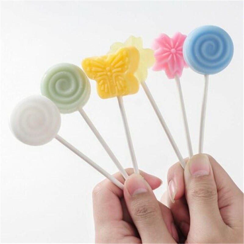 Silicone Lollipop Chocolate Mould Ice Cube Jelly Lolly Baking Mold Fun + Stick gallery