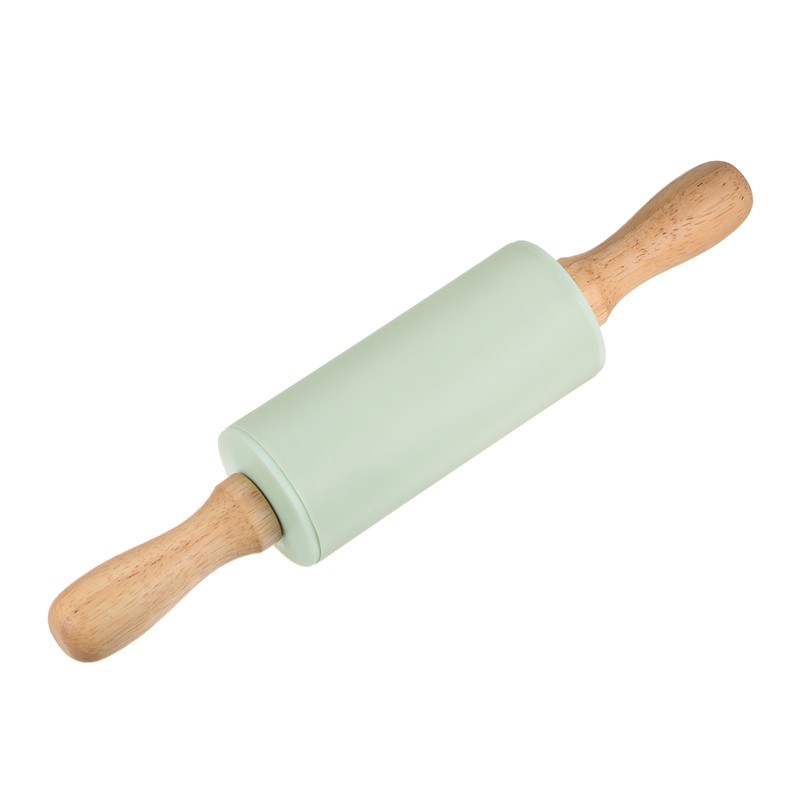 Silicone Rolling Pins for Baking 23.5cm x 4.2cm Light Green gallery