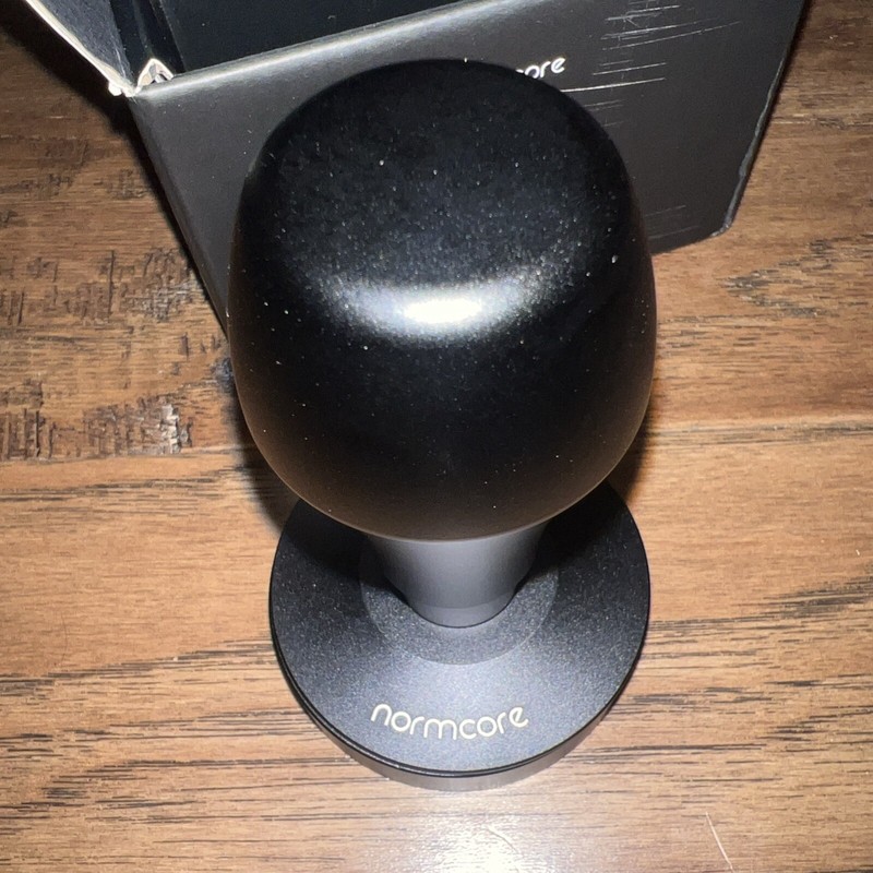 Normcore Steel Flat Base Coffee Tamper 58mm 58 Spring Loaded Barista gallery