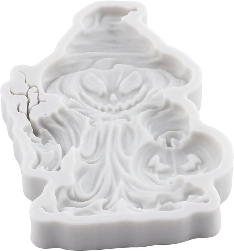 Silicone Halloween Mold Set - Witch, Ghost & Pumpkin for Baker's Delight gallery