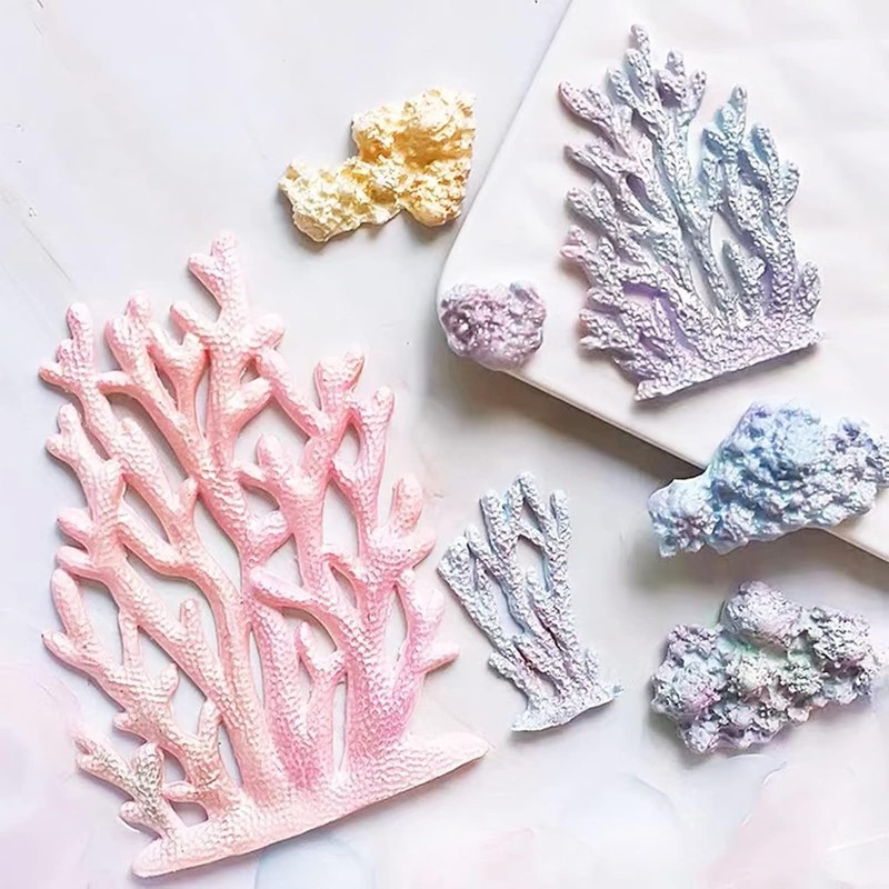 Food-Grade Silicone Molds: Sea Turtle, Fish & Coral Designs for Baking gallery