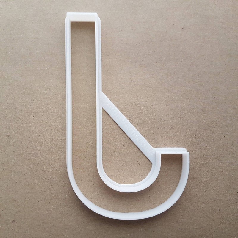 Alphabet Letter J Upper Shape Cookie Cutter Dough Biscuit Pastry Fondant Sharp gallery