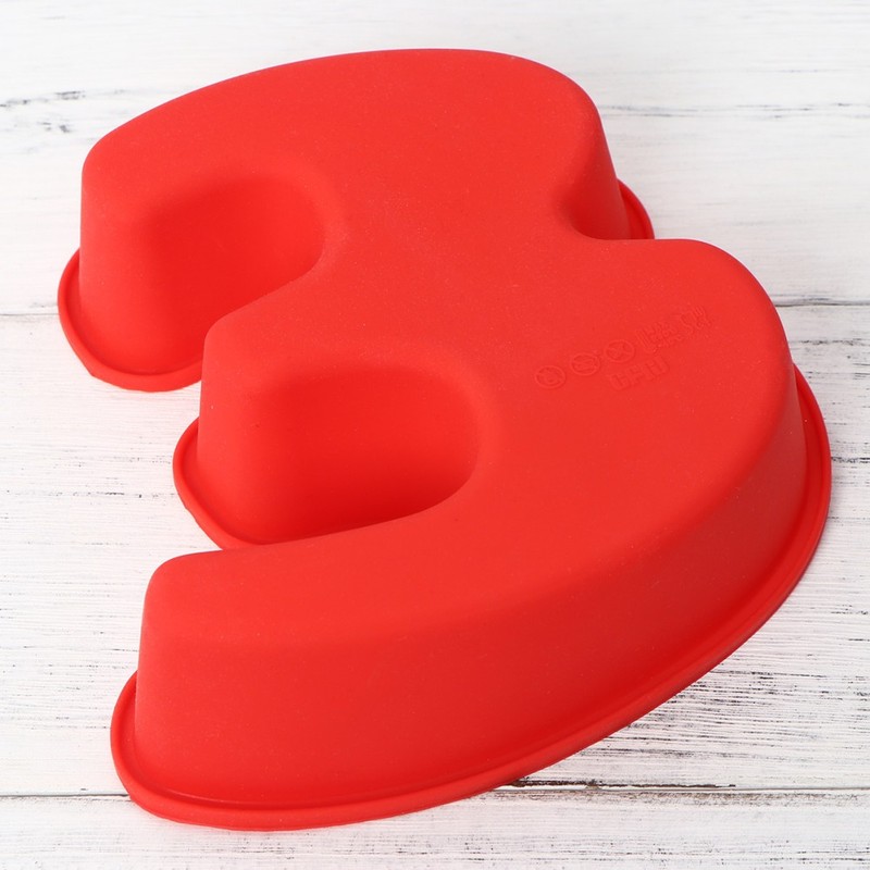 9 Pcs Silicone Cake Mold Number 0-8 Shape Nonstick Mold for Home Baking gallery