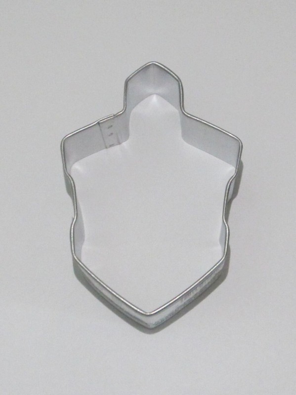 3″ Dreidel Cookie Cutter Tin Steel Spinning Top Jewish Holiday Hanukkah