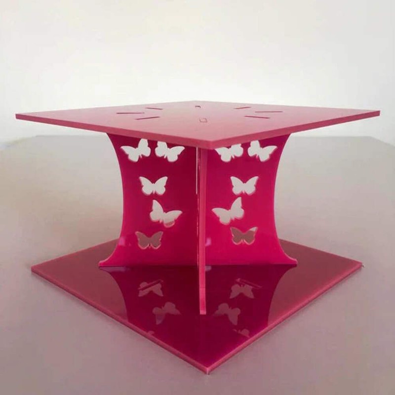 Butterfly Square Wedding/Party Cake Separator