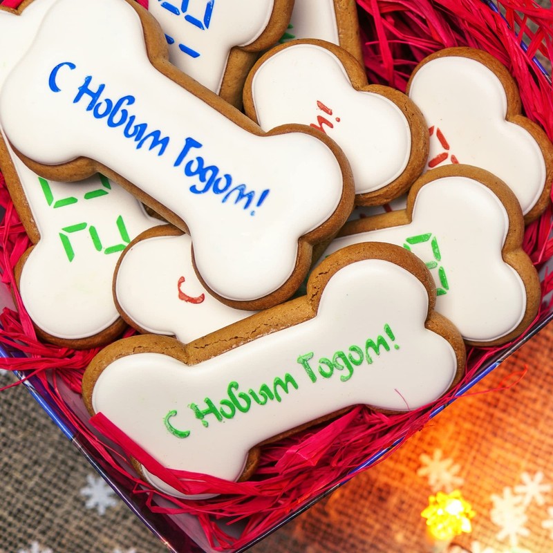 MrCookie Dog Bone Cookie Cutters Set,Stainless 2.32'',2.99'',3.88'',4.17'',4.8'' gallery