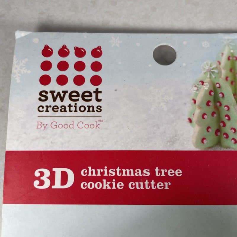 Good Cook Sweet Creations 3D Christmas Tree Cookie Cutter 6"x5" 2 Pcs Make Tree gallery