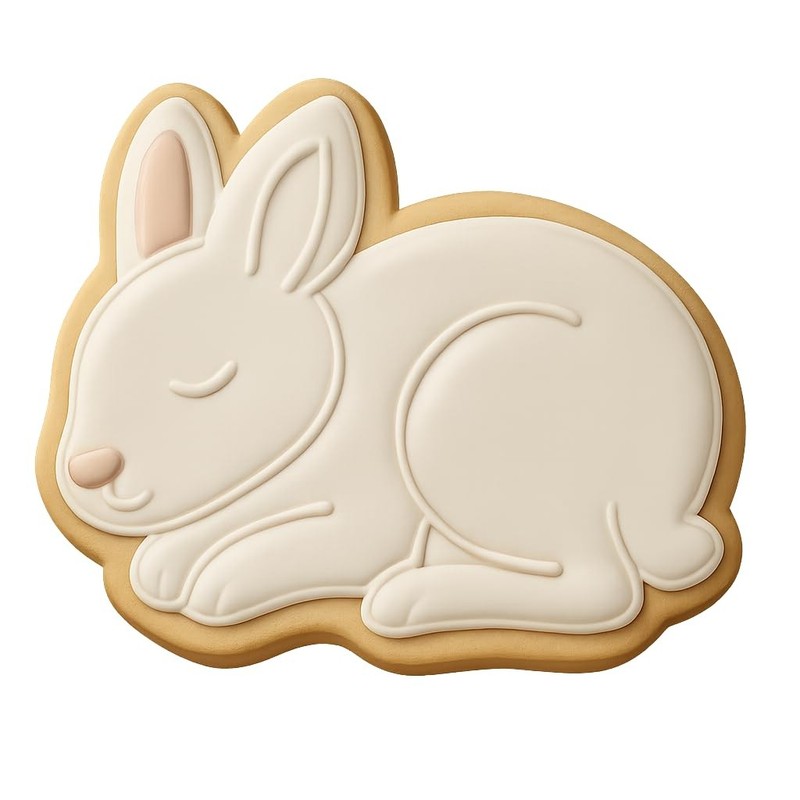 Sleeping Patagonian Mara Cookie Cutter & Stamp, Fondant & Clay – 4×3.5