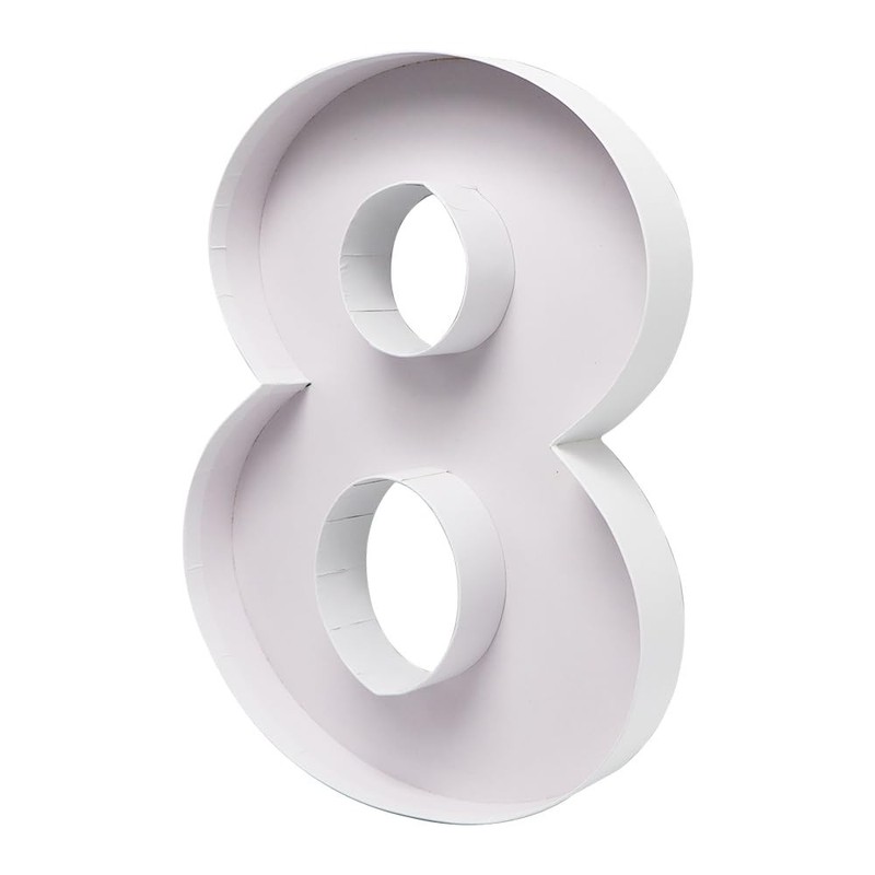 15 Large Fillable Cardboard Number Charcuterie Tray Paper Mache Sweet Cupcake…