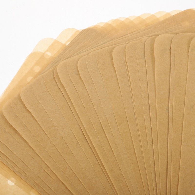 Oil Proof Light Brown Air Fryer Paper Sheets for Baking Fries Chicken and Bacon gallery