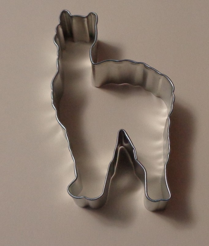 New Tin Llama Cookie Cutter