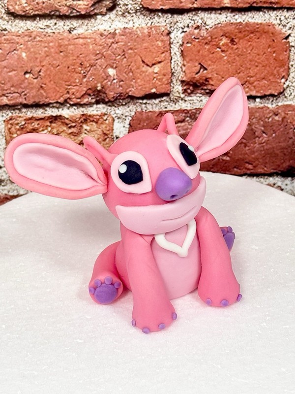 ✨Stitch, Angel & Scrump 3D Fondant Cake Toppers – Perfect for Cakes and Parties✨ gallery