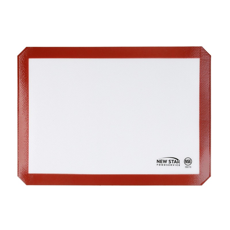 New Star Foodservice Commercial Grade Half Size (11″ x 17″), Red & White