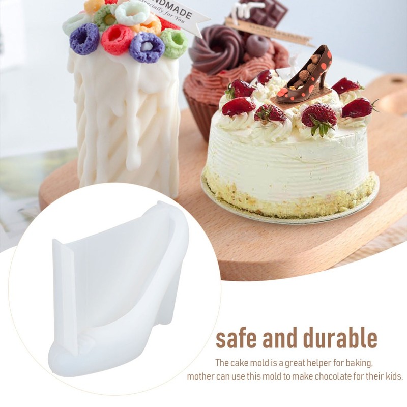 Wear Resistant Silicone Shoe Baking Mold for Chocolate Candy and Cake Making gallery