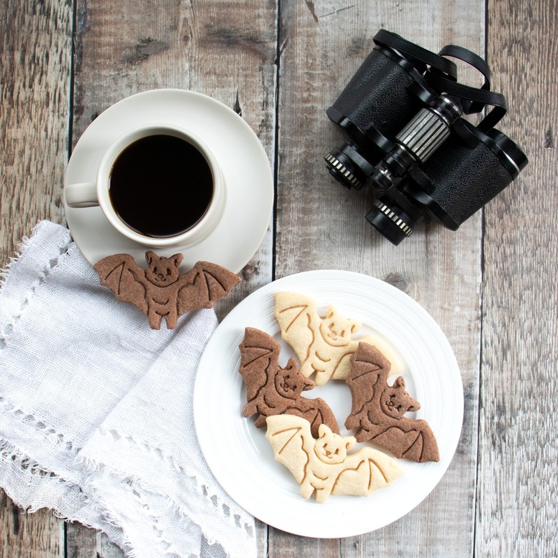 Flying Bat Cookie Cutter - Halloween vampire gothic wildlife nature baby shower gallery