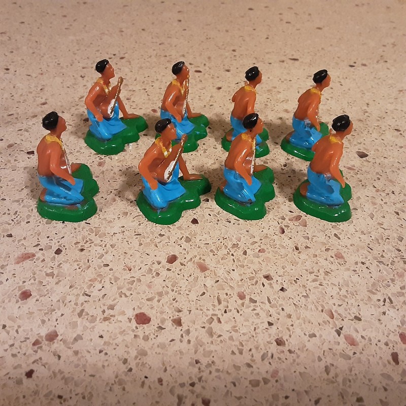 Vintage Hula & Luau Hawaiian Guiter Figural Hawaii Cake Toppers - 15 Pieces gallery