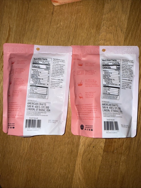 Two Sweetshop Melt'ems 12oz Red for dip, drip, Long shelf life Made in US gallery
