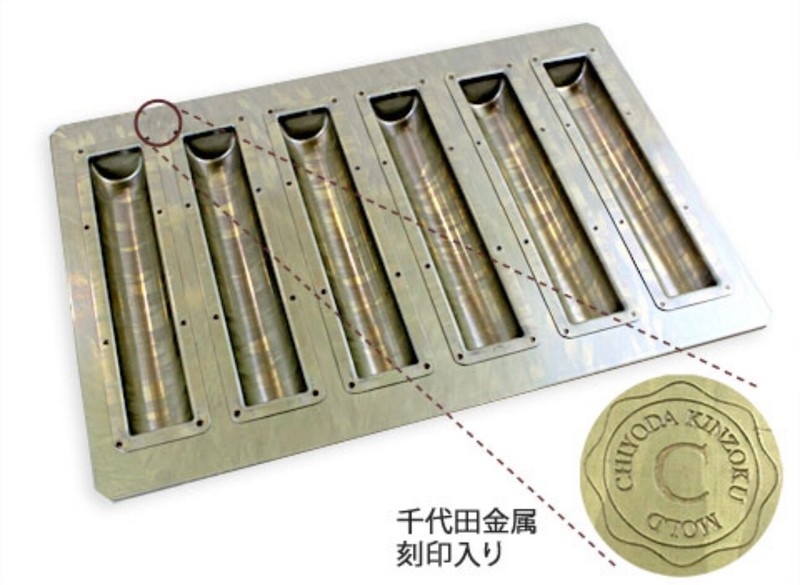 chiyoda silicone coat S raft (stick financier) 6-piece candy mold gallery
