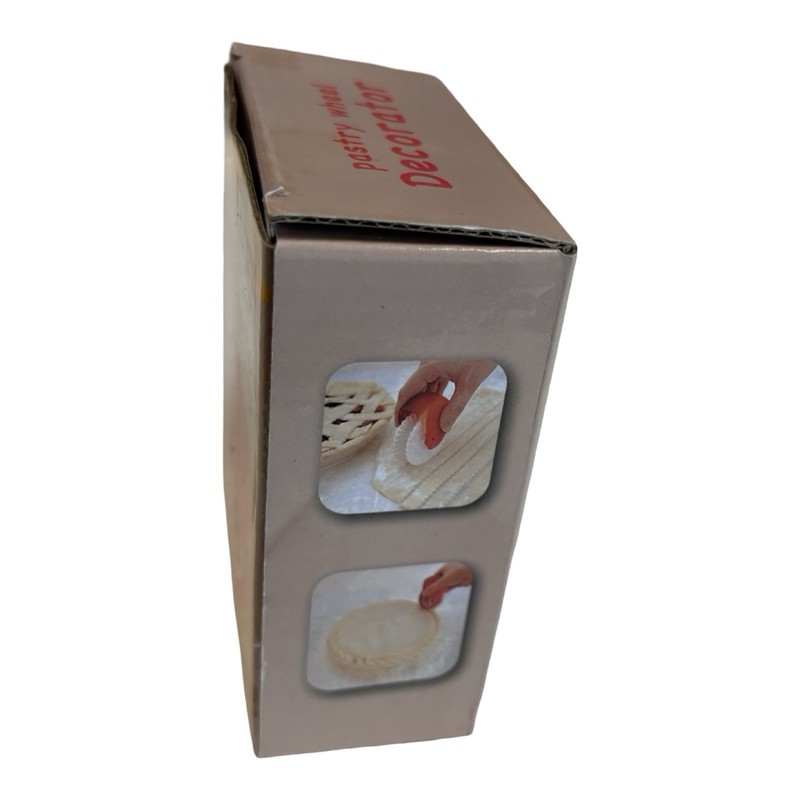 Talisman Designs Pastry Wheel Pie Crust Decorator, Red gallery