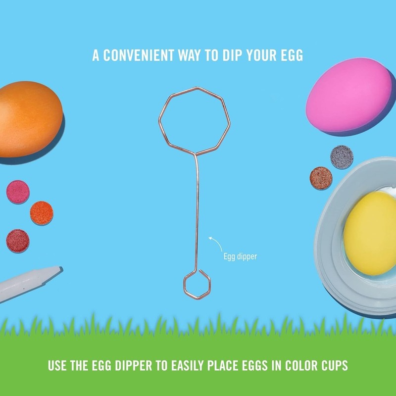 Easter Egg Decorating Kit - 3 Color Cups, Fun DIY Craft for Kids & Family gallery