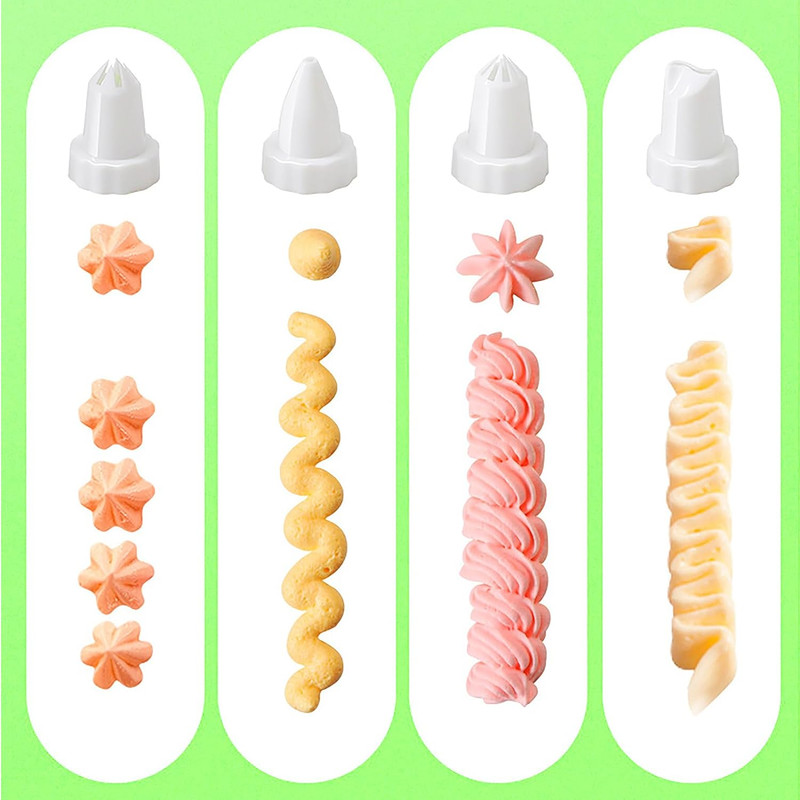 Dessert Decorating Syringe Set, Frosting Piping Kit, Cake Decorating Kit with Ca gallery