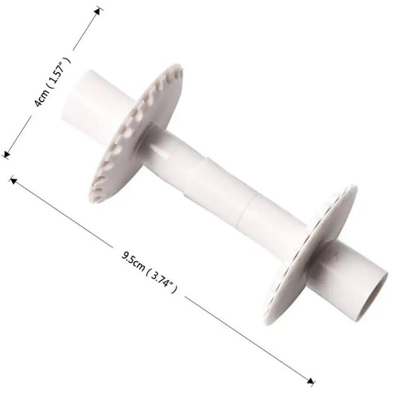 3 Styles Embosser Ribbon Stripes Fondant Sugarcraft Cutters Tool Rolling Pin gallery