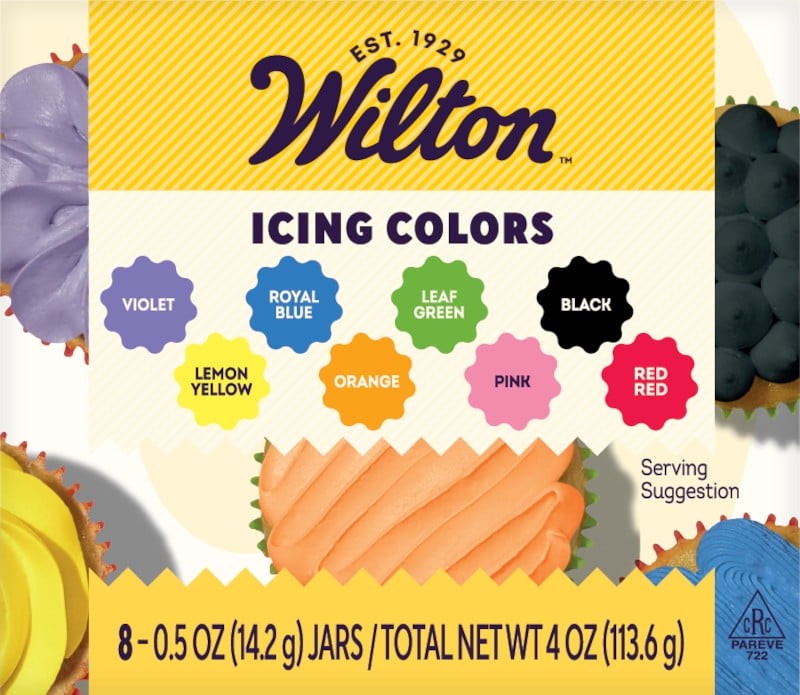 Gel Food Coloring Set for Baking & Cake Decorating Variety 0.5 oz.