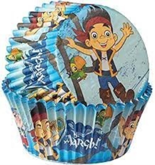 Jake and the Neverland Pirates Cupcake Wrapper 50ct and Picks 24ct Baking Cups