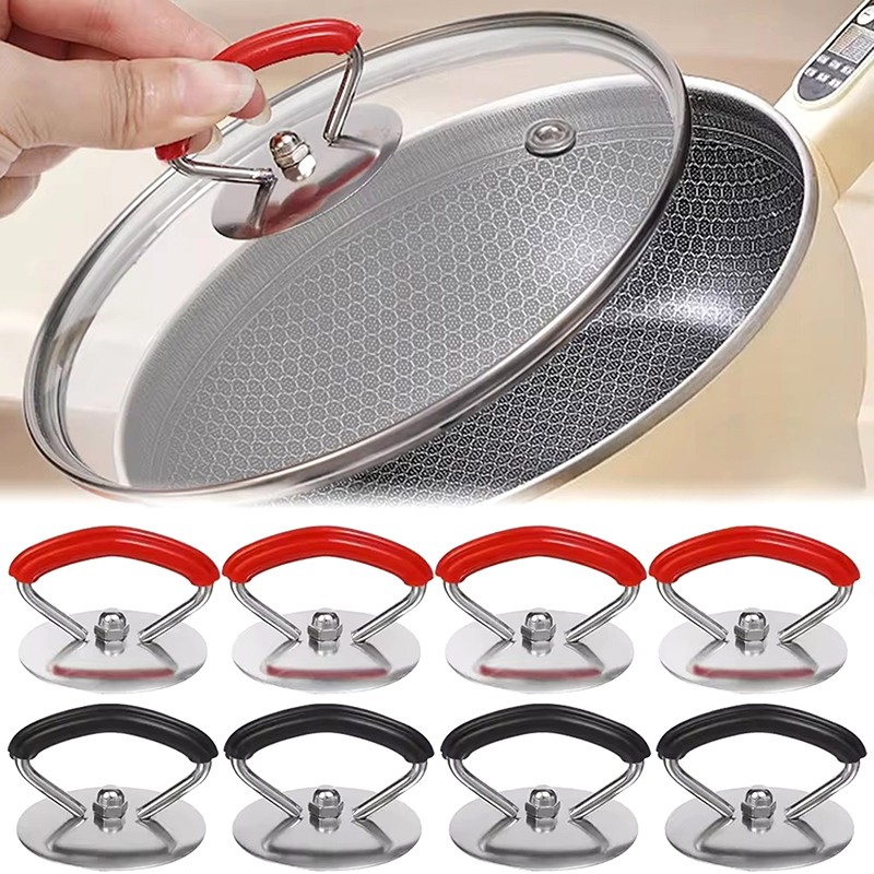 Cookware Knobs Anti-Scalding Pan Cover Handles Stainless Steel Pot Lid Grips gallery