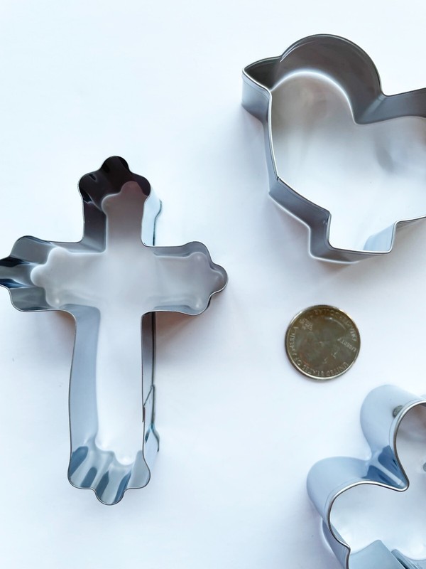 Set of 4 Stainless Steel Cookie Cutters - Easter and Spring Theme - NEW gallery