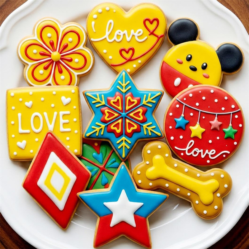 Metal Cookie Cutters Set 9Pcs - Stainless Steel Cookie Cutters Includes Heart, F gallery