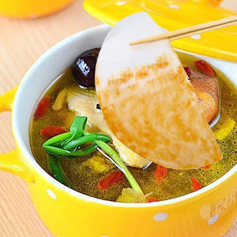 120 Sheets Oil Absorbing Paper for Kitchen, Round Soup Fried Film Food gallery