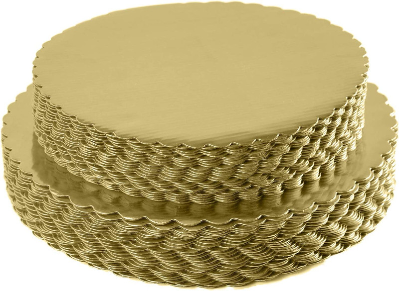 [25Pcs] 12" Gold Cakeboard Round,Disposable Cake Circle Base Boards Cake Plat... gallery