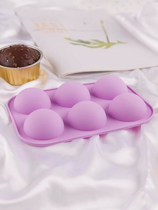 2PCS 6 hole Semi-Sphere Round Silicone Mold Chocolate Bomb Cake Jelly, Mousse K3 gallery
