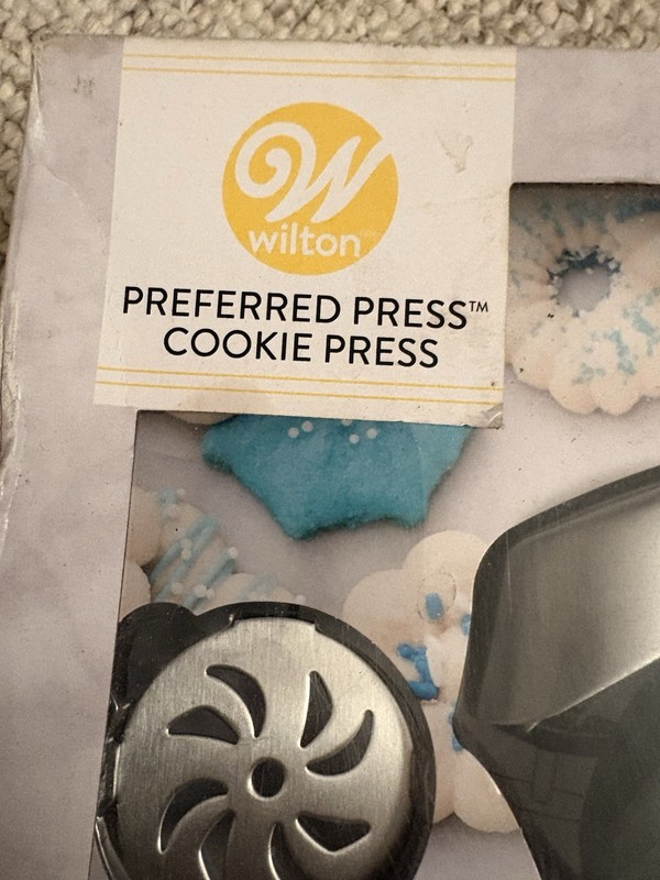 Wilton Preferred Press Cookie Press- 15 Stainless Steel Discs Box Damage New gallery