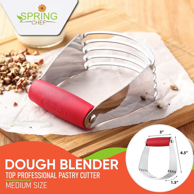 Dough Blender, Top Professional Pastry Cutter, Heavy Duty Baking Tool with St... gallery